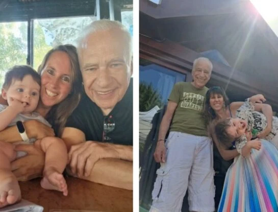 Alberto Cormillot y Estefanía Pasquini celebraron los tres años de Emilio