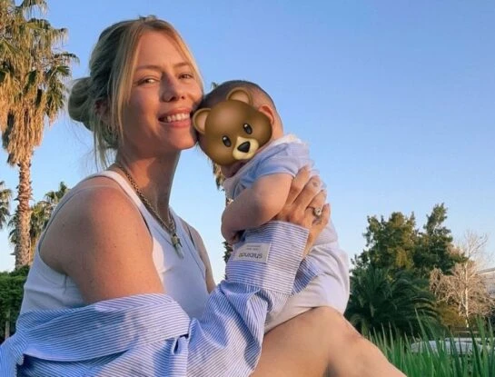 Nicole Neumann y Cruz Urcera: el tierno video de la modelo con los primeros balbuceos de su bebé