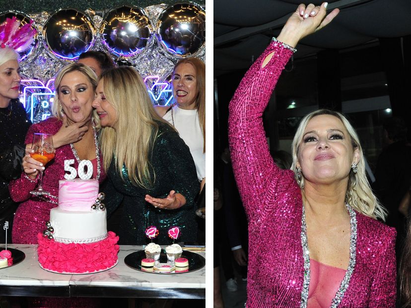 Pilar Smith celebró sus 50 años a lo grande: todas las fotos