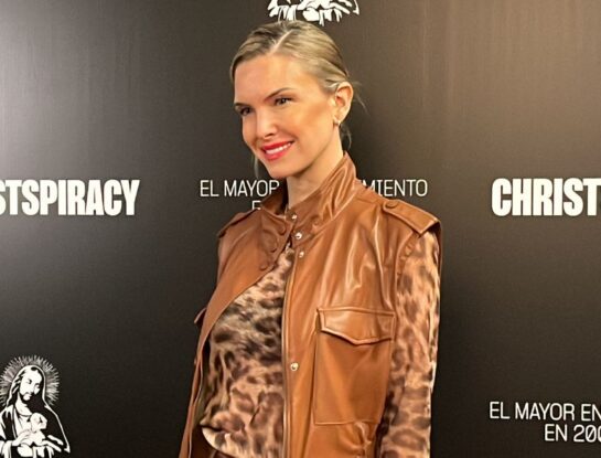 Sofía Zámolo cautivó con un look con prenda animal print