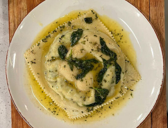 Raviolones "Nino Bergese": la receta de Escuela de cocina ideal para el almuerzo del domingo