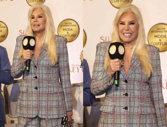 Susana Giménez causó impacto con un elegantísimo look sastrero en un desfile
