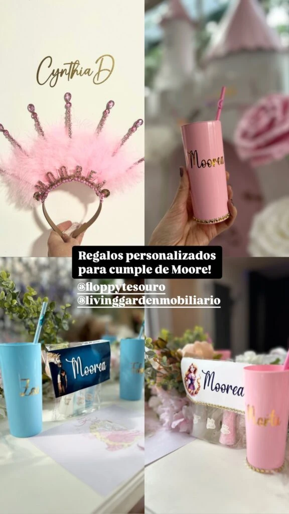 Las fotos del cumpleaños de Moorea, la hija de Floppy Tesouro