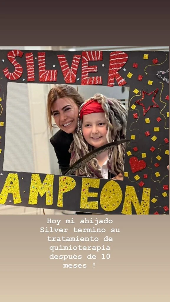 Juliana Awada compartió fotos del festejo de su ahijado Silver Catena.