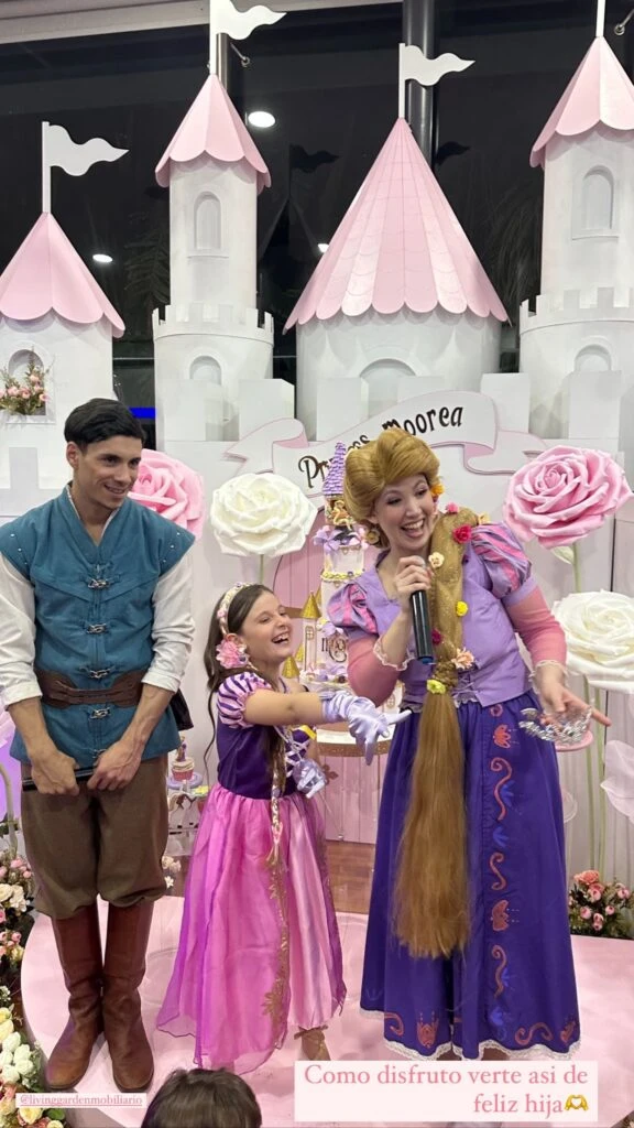 Las fotos del cumpleaños de Moorea, la hija de Floppy Tesouro