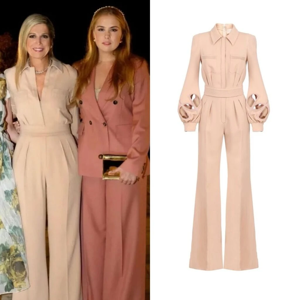 Máxima llevó un mono de Elie Saab