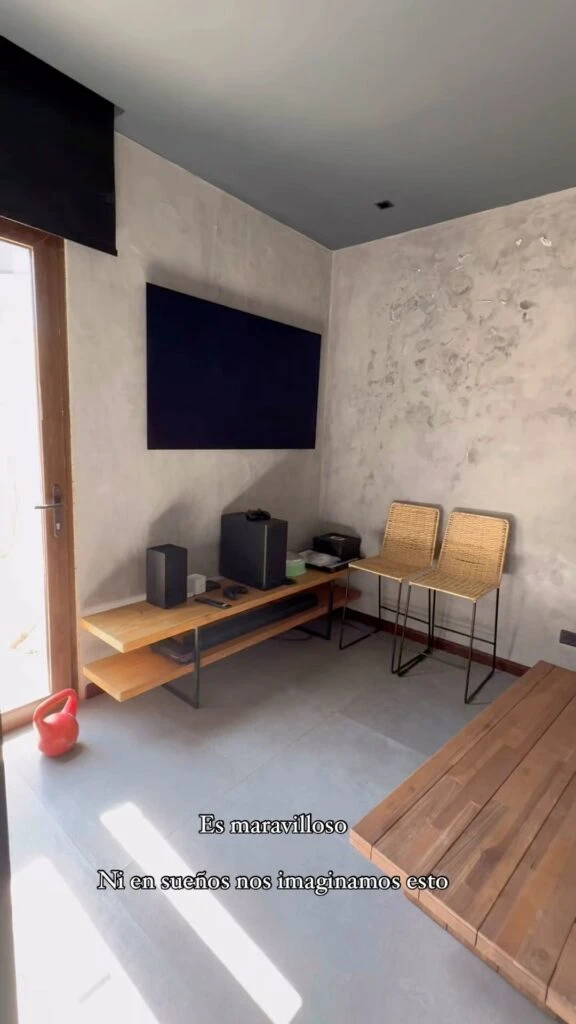 Así está quedando la casa del Chino Leunis y esposa