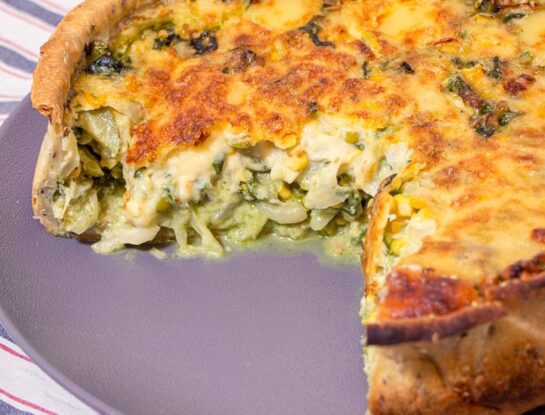 Tarta de zapallitos y choclo: la receta de Cocineros Argentinos que te resuelve la cena