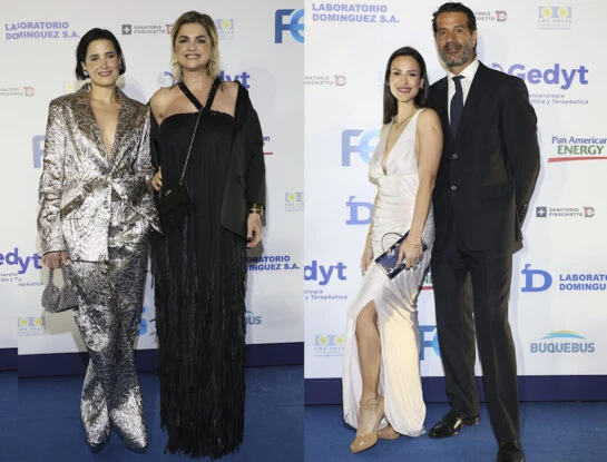 Vidriera: de Araceli González a Luli Fernández, los looks de los famosos en la gala solidaria "Noche Azul"