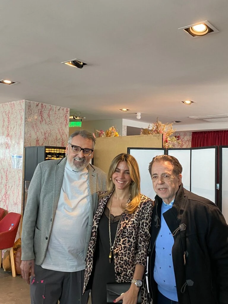 Benito Fernández, María Belén Ludueña y Héctor Vidal Rivas.