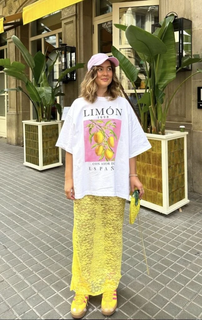 Alerta tendencia: las polleras de encaje se apoderaron del street style
