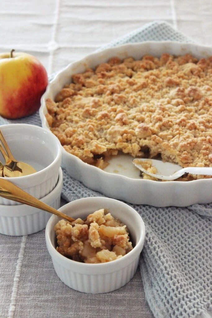 Apple crumble: la receta de Tefi Russo que sólo lleva 4 ingredientes
