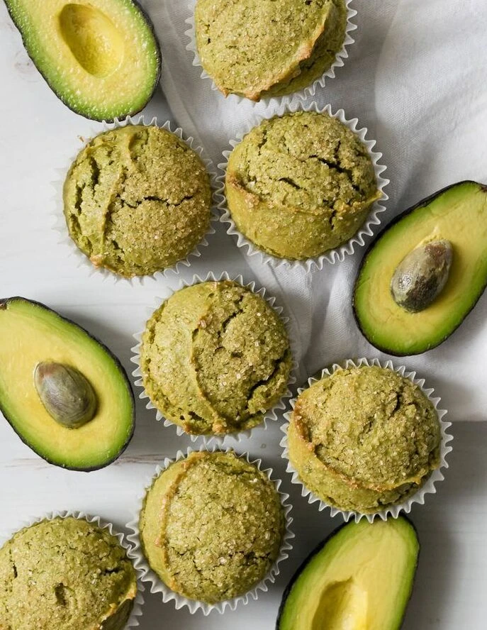 La receta de los muffins de palta y banana