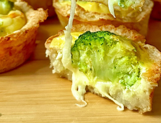 Canastitas de brócoli y queso: la receta simple y sin harina