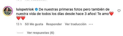 El tierno mensaje de Cristina Pérez a Luis Petri a días de su aniversario