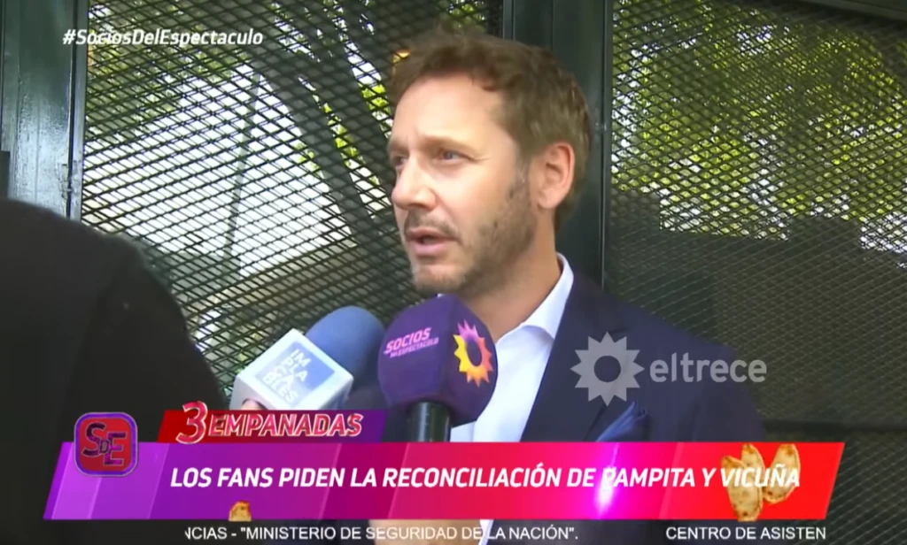 Benjamín Vicuña reveló cómo acompaña a Pampita en su separación