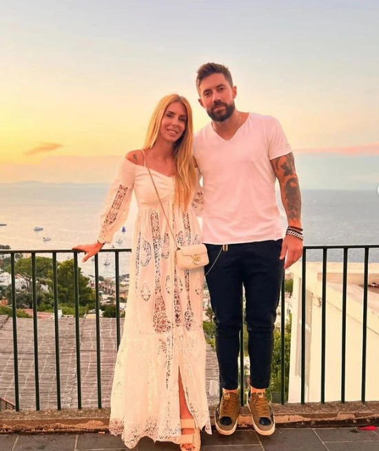 Milagros Brito y su familia