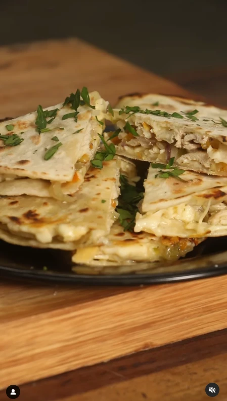 Quesadillas caseras de pollo