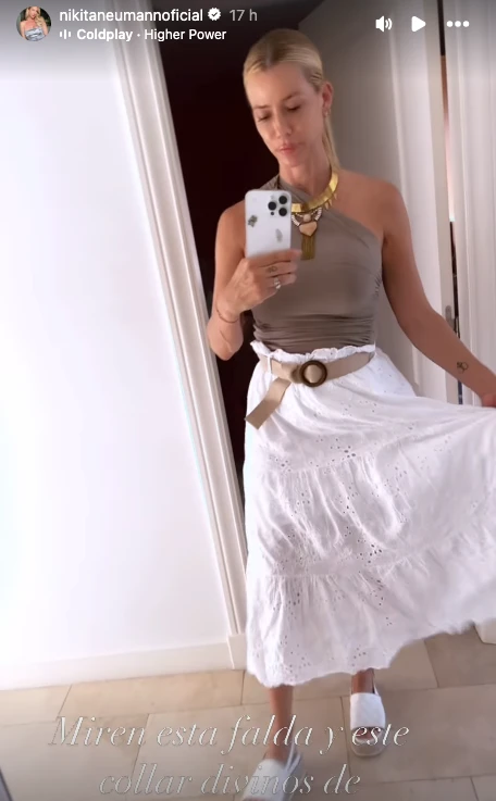 El look trendy de Nicole Neumann