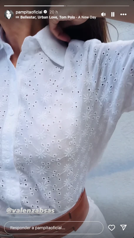 El look total white de Pampita