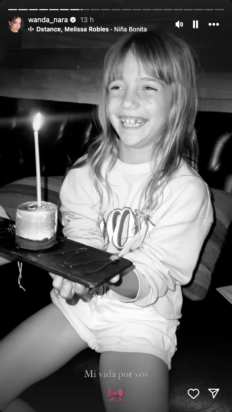 El cumpleaños de Isabella Icardi