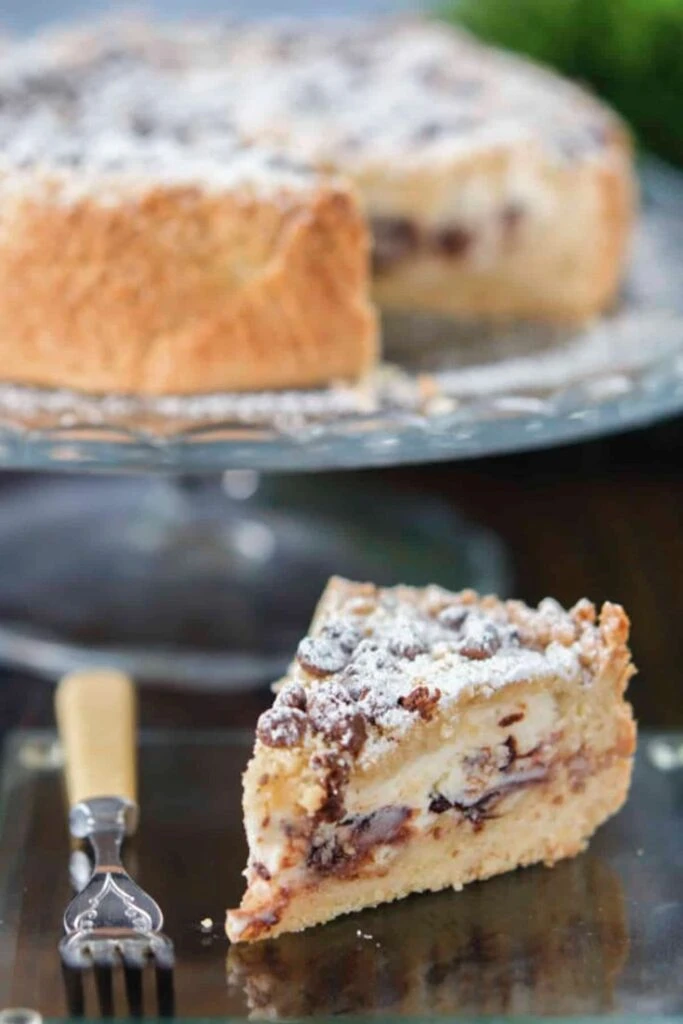 La receta de la tarta de ricotta con chips de chocolate