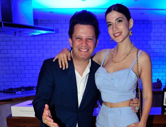 Darío Lopilato y su novia se destacaron en un encuentro de arte