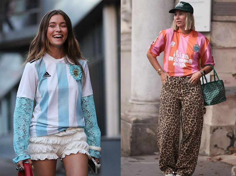 Guía de estilo: así se lleva el estilo blokecore, la tendencia que impone llevar las camisetas deportivas