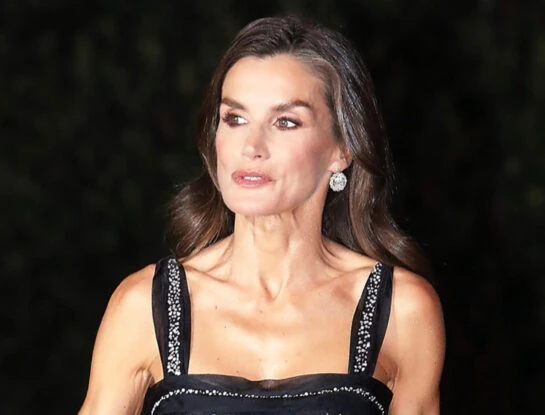 Letizia Ortiz sorprendió con un espectacular vestido joya de Carolina Herrera