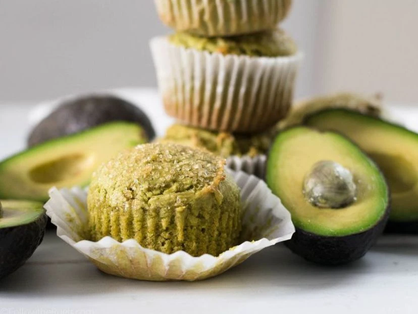 La receta de los muffins de palta y banana