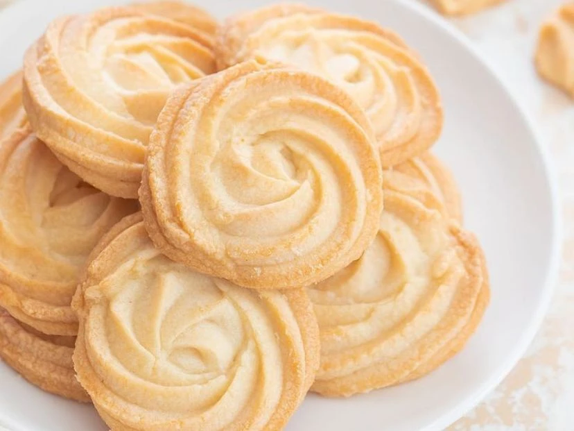 La receta de las butter cookies