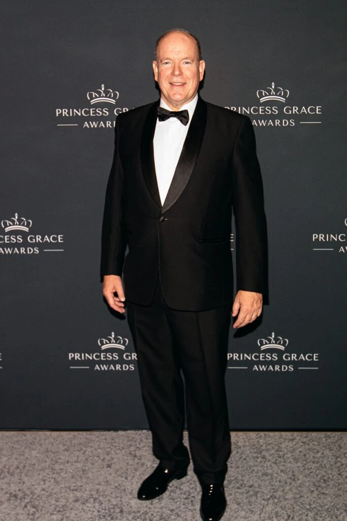 Alberto de Mónaco en los Premios Grace con su hija, Jazmin Grimaldi