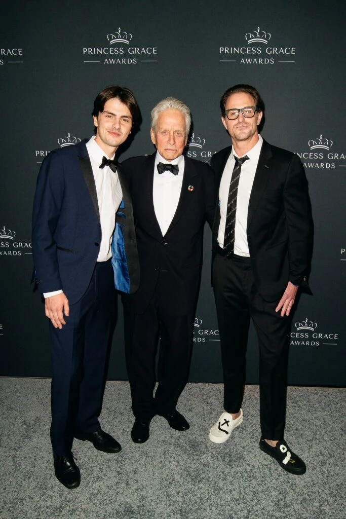 Alberto de Mónaco en los Premios Grace con su hija, Jazmin Grimaldi