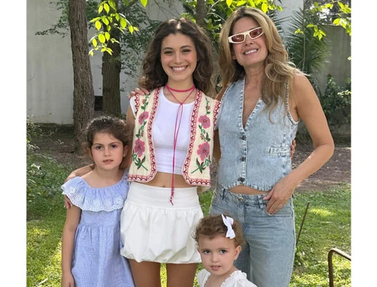 Los looks súper cancheros de Isabel Macedo y sus hijas Belita y Julia, en el cumpleaños de Mora Bianchi