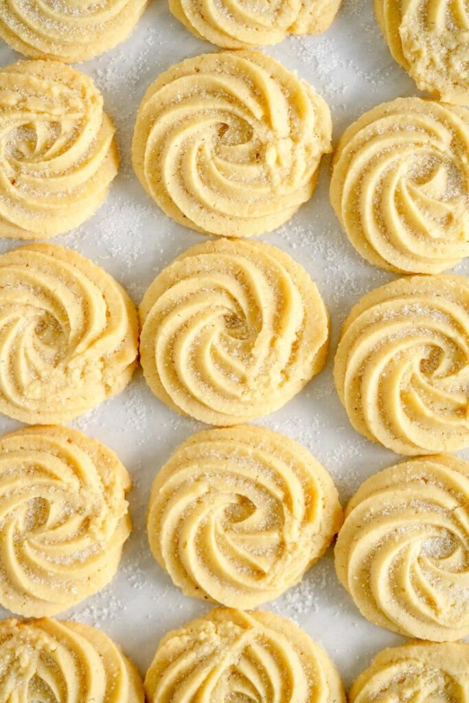 La receta de las butter cookies