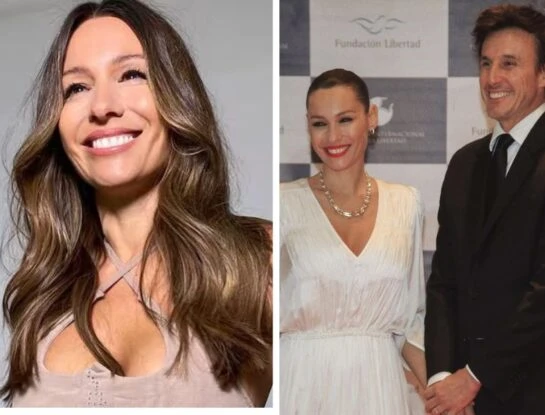 La reacción de Pampita cuando le preguntaron por Roberto Moritán en su llegada a Chile
