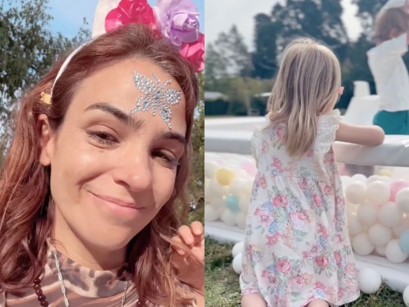 Cumple de Alba hija de Agustina Cherri