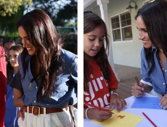 El look chic de Meghan Markle con básicos del placard