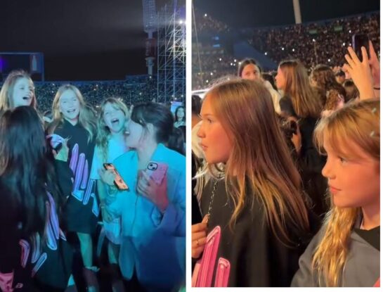 Show de Emilia Mernes: los looks de Isabella, Francesca y Malaika