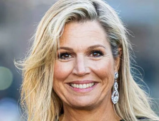 Así fue el look colorido de Máxima Zorreguieta: con lunares y volados