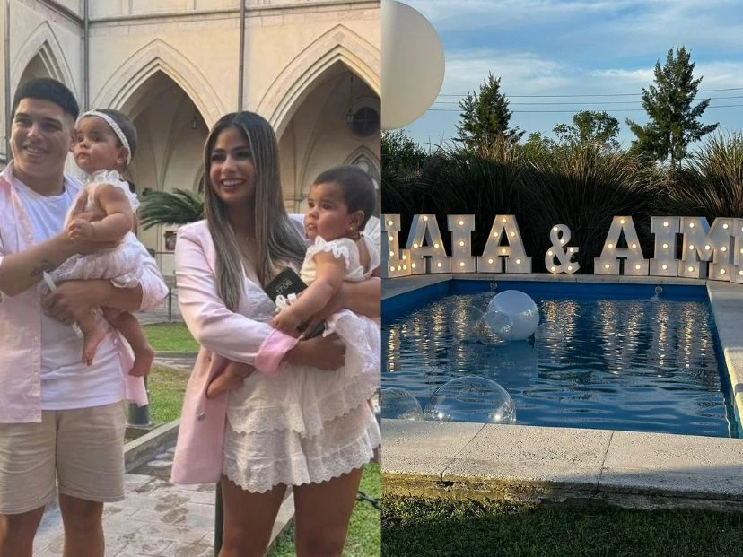 Bautismo de las gemelas Celis