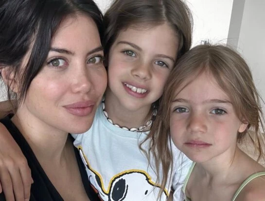 Wanda Nara mostró los originales looks de sus hijas para este Halloween