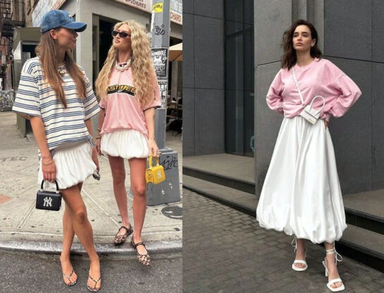 Alerta tendencia: vuelve la bubble skirt, la prenda que fue furor en los 2000