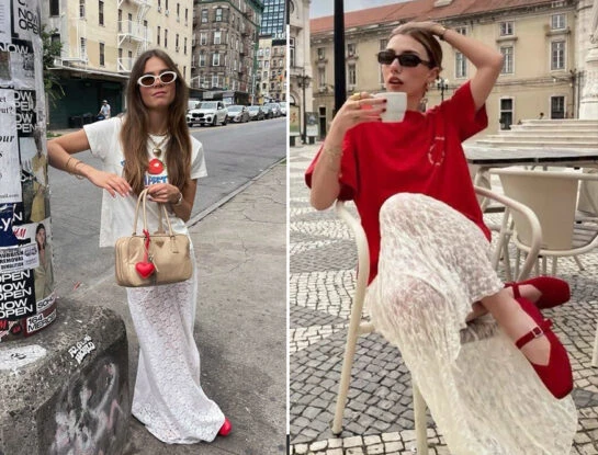 Alerta tendencia: así se lleva la la pollera de encaje esta temporada