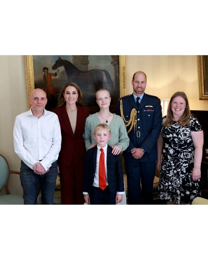 Kate Middleton y su abrazo con Liz Hatton