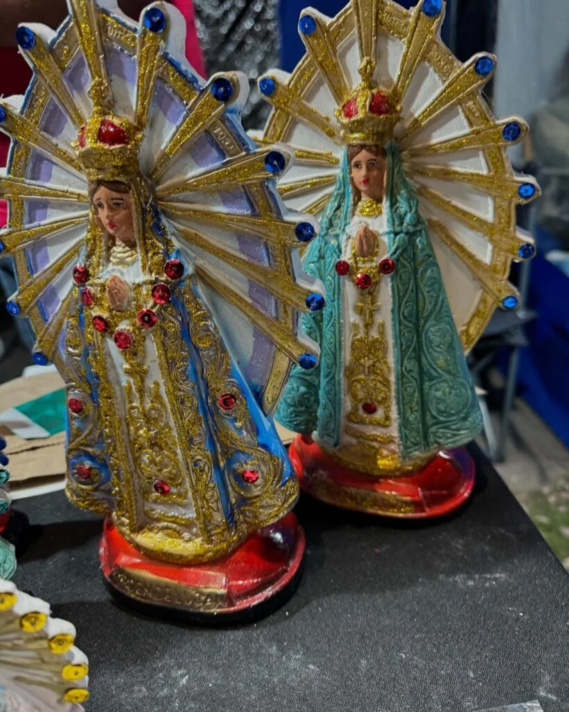 Nequi Galotti hizo la caminata a Luján