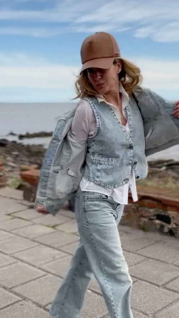 Isabel Macedo y esl segundo look que armó con básicos