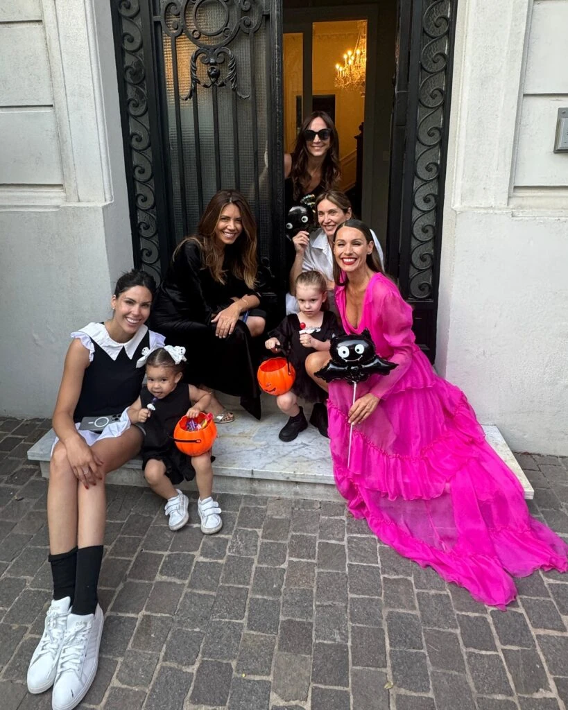 Ana Garcia Moritán y Sarah Burlando celebrando Halloween