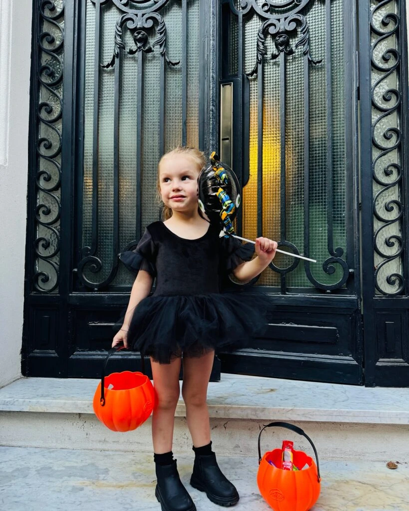 Ana Garcia Moritán celebrando Halloween