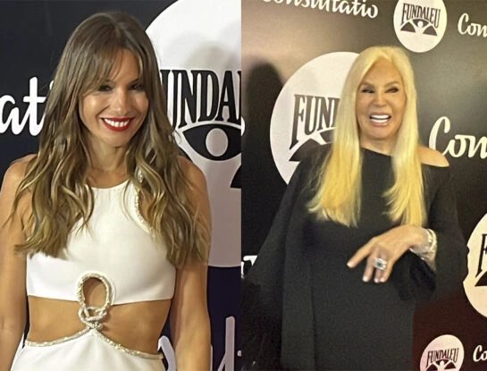 Vidriera: De Pampita a Susana Giménez, los looks de los famosos en la alfombra roja de Fundaleu